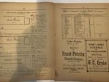 an old book opened to a page with a list of items on it