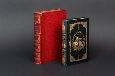 deux livres posés l'un à côté de l'autre sur une table