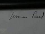 a close up of a writing on the side of a bus