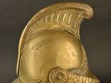 helmet of a roman soldier, bronze, italy, 1st century ad