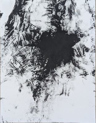 Jeannette LEROY (1928-2020) Tâches noires