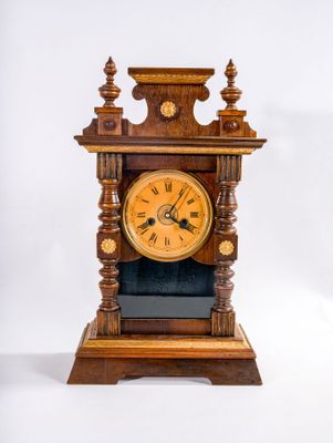 Pendule moderne en bois Fonctionnement à réviser Dim. H. 44x…