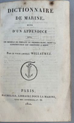 Dictionnaire de la langue maritime et de la langue française