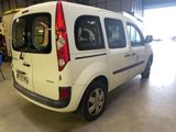 a white van that is parked in a garage