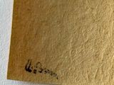 a piece of paper that has been left on the wall