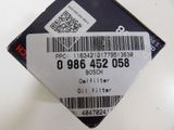 a label on the back of a box of oil filters