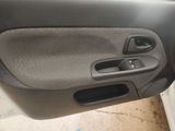 the door handle of a car is open and the door handle is empty