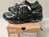 brand new asics gel - lytete black / grey size 9 5
