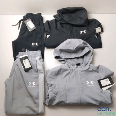 a close up of a group of clothing on a table