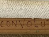 an image of a close up of a piece of wood with writing on it