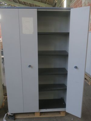 Armoire métal portes pliantes 120x42xh202, Mise à prix 40 - Photo 1