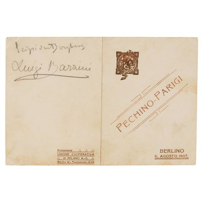 une vieille carte postale avec la photo d'un homme et d'une femme