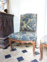 PAIRE DE CHAISES en chêne mouluré et sculpté à dossier plat … (photo 2)