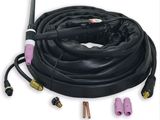 a close up of a hose with a hose attached to it