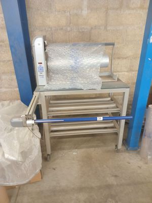 an image of a machine that is in a warehouse