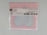 a pink package with a pair of eye patches on it