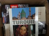 a book in a box with a picture of a woman in a headscarf