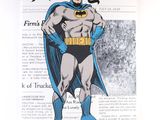 une affiche représentant Batman en une du New York Times