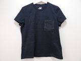an image of a black t - shirt hanging on a hanger