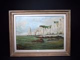 une image d'un tableau sur le mur d'une pièce