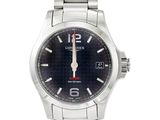 Montre Longines automatique avec bracelet en acier inoxydable et cadran bleu