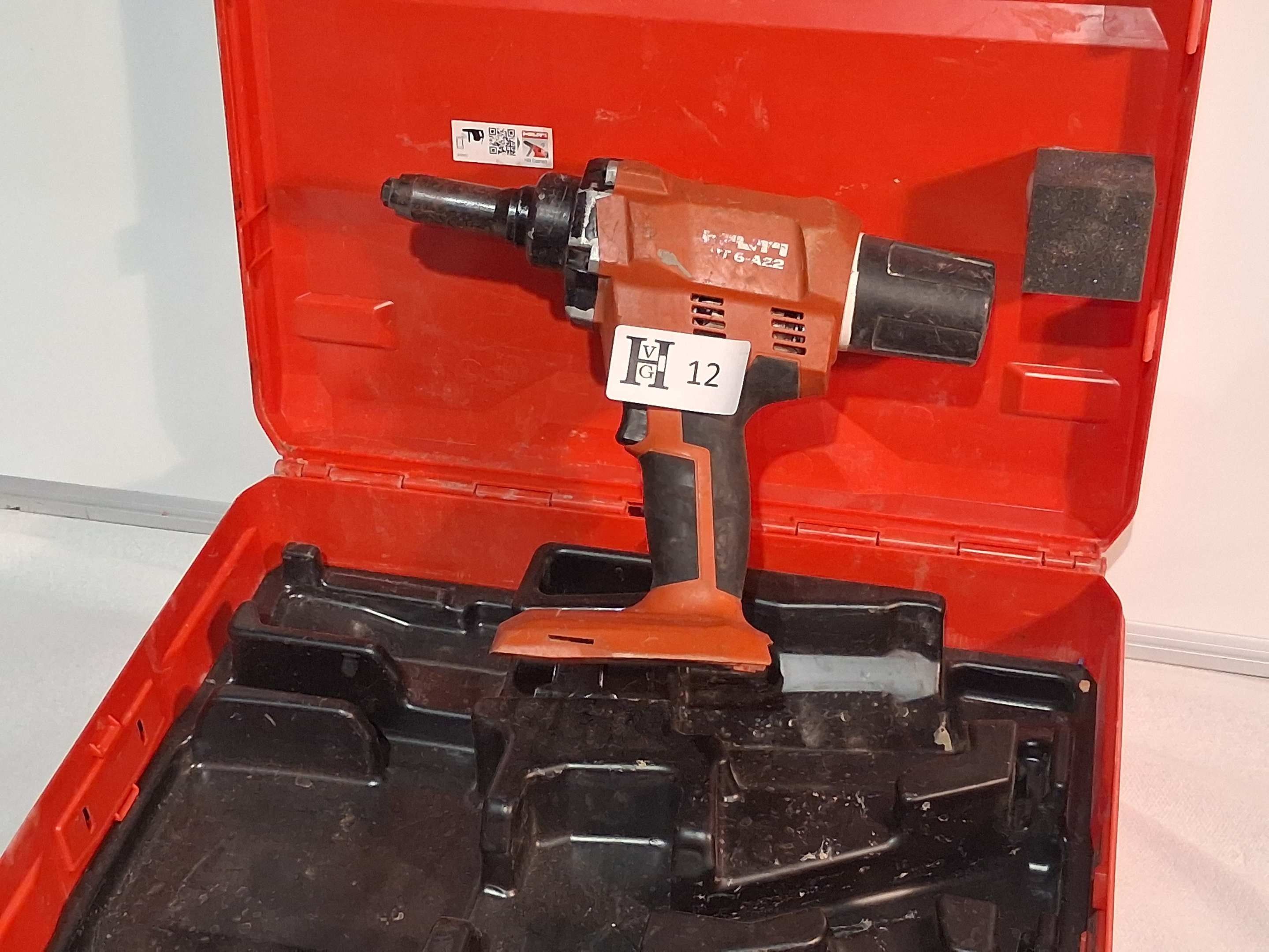 Coffret riveteuse HILTI RT 6-A22 sans chargeur ni batterie -…