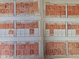 a book with a bunch of stamps on it