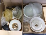 a box full of items that are sitting on the floor