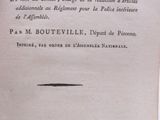 an old book with a black and white title on it
