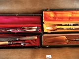 four different types of knives and knives in a case