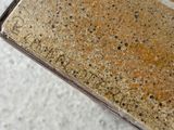 a close up of a box of food on the floor