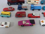 a lot of toy cars that are sitting on a table