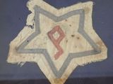 a picture of a picture of a star with a red star on it