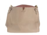 Sac « Louis Vu Vu » en cuir beige avec des finitions dorées