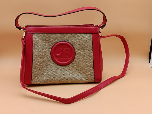 Jacques ESTEREL – Sac porté main et épaule, tressage de paille et