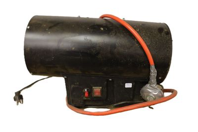 an image of a proprigerator with a hose attached to it