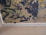 a picture of a painting on the wall of a room