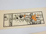 a picture of a picture of a horse and rider