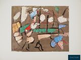 une image d'un tableau sur le mur d'une pièce