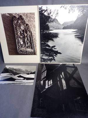 Pierre TAIRRAZ, photographie de Chamonix, D : 22,5 x 31cm, o…