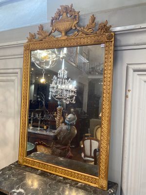 a mirror that is sitting on top of a table