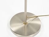 an image of a table lamp with a metal base and a white background