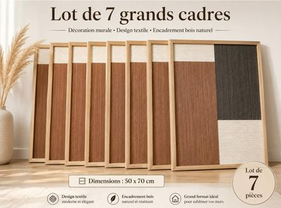 lot de 7 grands cacres
