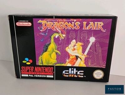Boîte du jeu « Dragon's Lair » pour Super Nintendo