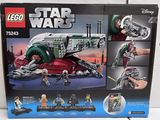 the lego star wars set is in the box on the table