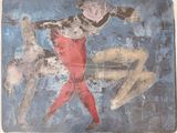 une image d'un tableau sur le mur d'un bâtiment