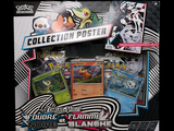 une boîte de cartes à collectionner Pokémon sur fond noir