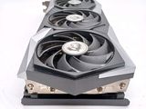 a close up of a video card with a fan on it