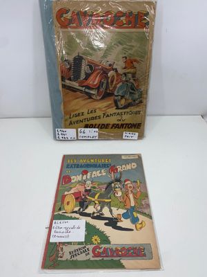 Lot de deux bandes dessinées vintage : « Les Aventures de Tintin » et « Les Aventures de Tintintintin »