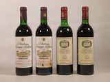 trois bouteilles de vin sont alignées sur une surface blanche